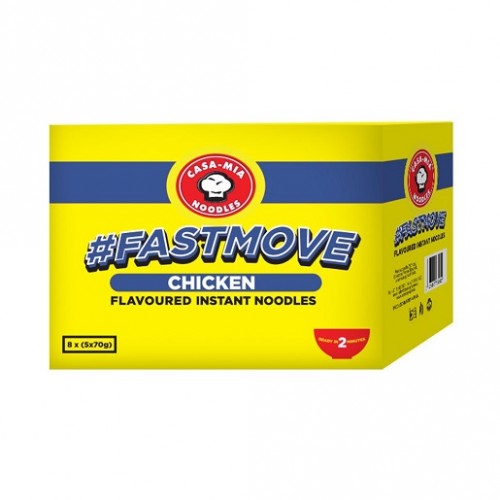 CASA MIA NOODLES 8X5X70G CHICKEN